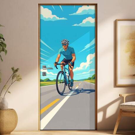Adesivo de Porta ciclismo
