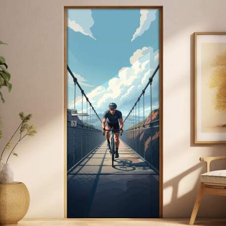 Adesivo de Porta ciclismo