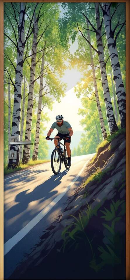 Adesivo de Porta ciclismo