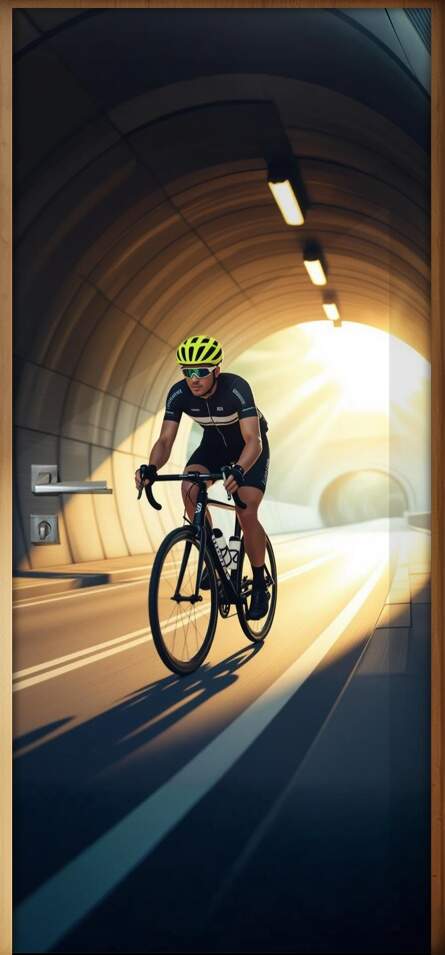 Adesivo de Porta ciclismo