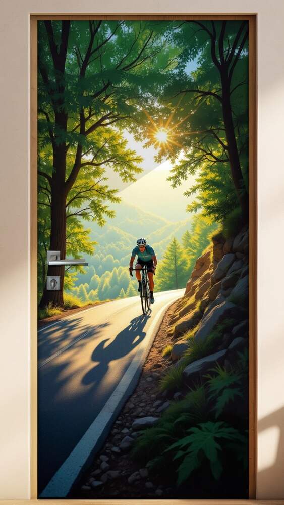 Adesivo de Porta ciclismo