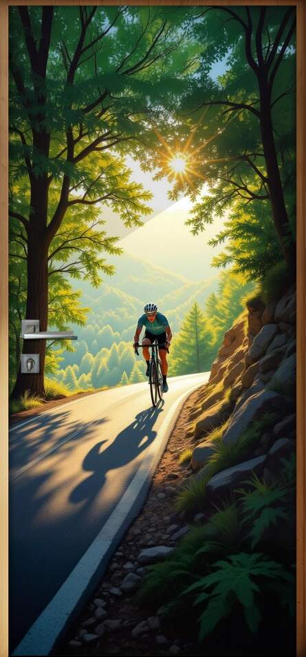 Adesivo de Porta ciclismo