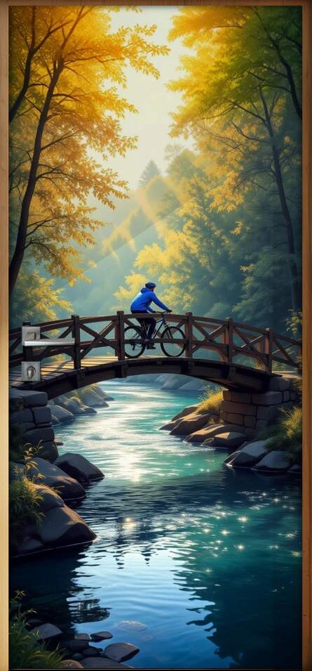 Adesivo de Porta ciclismo