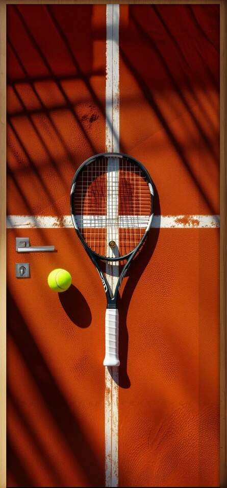 Adesivo de Porta Tennis