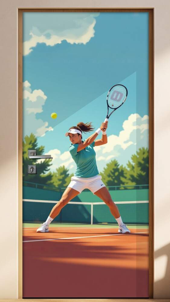 Adesivo de Porta Tennis