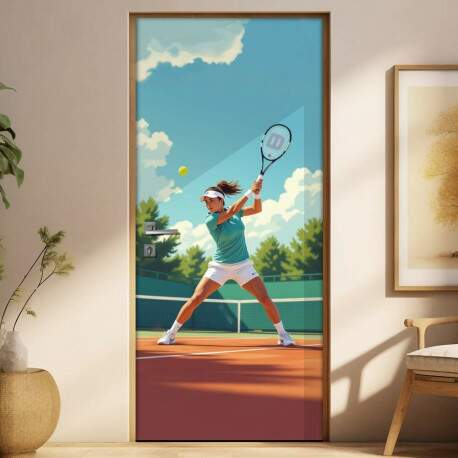 Adesivo de Porta Tennis