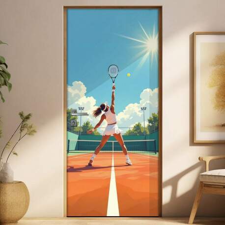 Adesivo de Porta Tennis