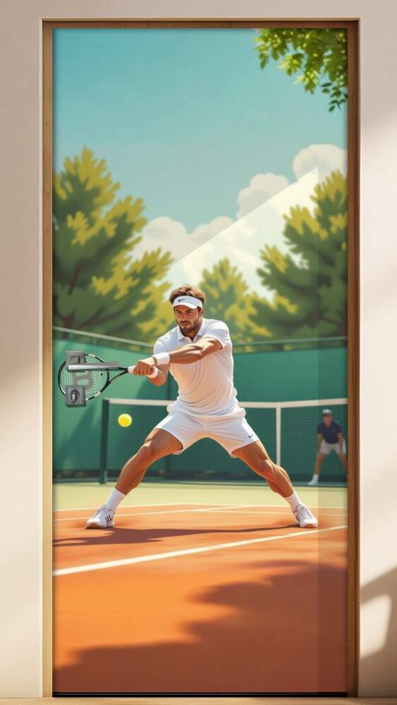Adesivo de Porta Tennis