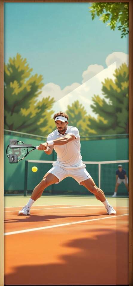 Adesivo de Porta Tennis