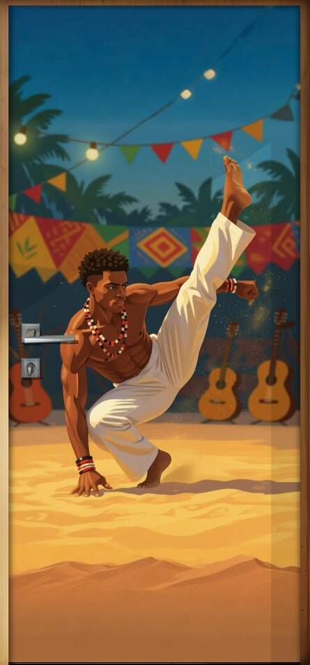 Adesivo de Porta Artes Marciais