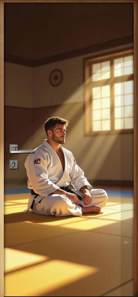 Adesivo de Porta Artes Marciais