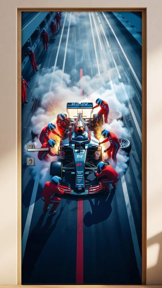 Adesivo de Porta Automobilistico