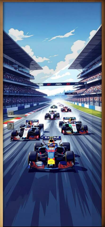 Adesivo de Porta Automobilistico