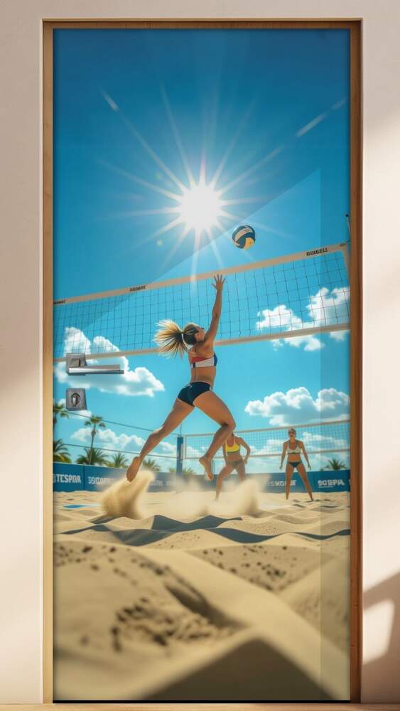 Adesivo de Porta Volei