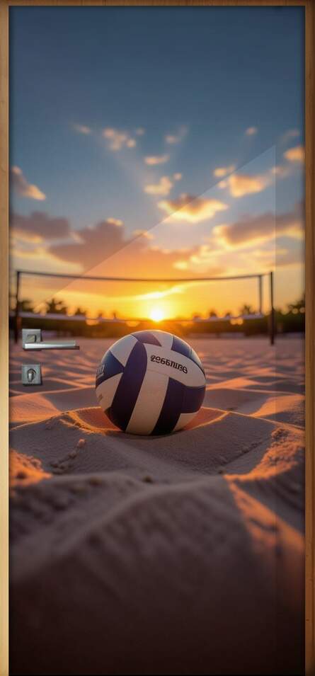 Adesivo de Porta Volei