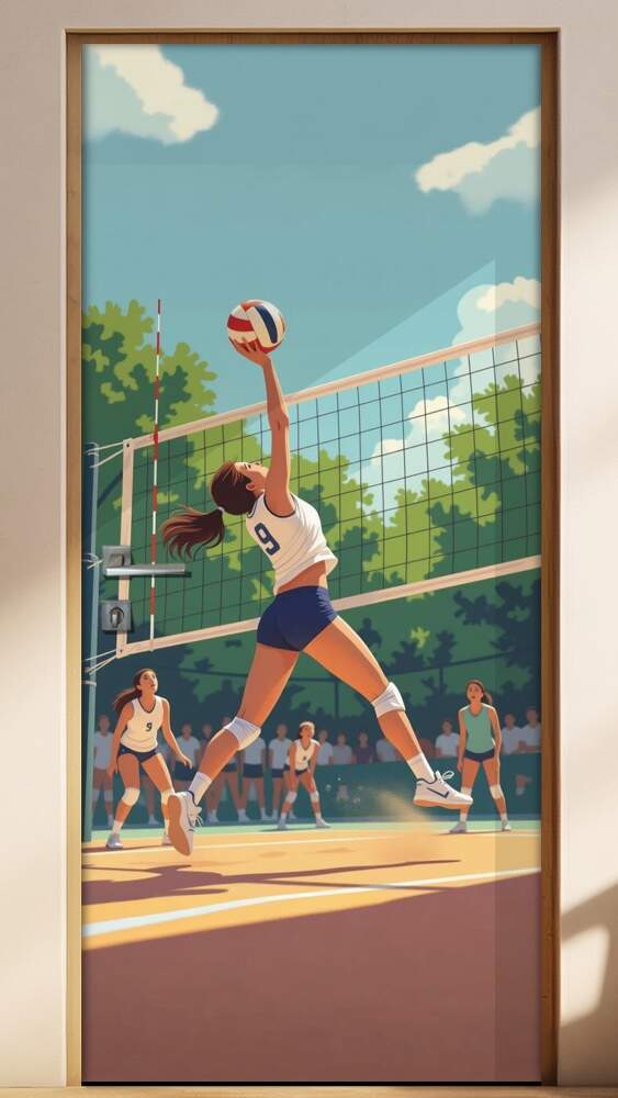 Adesivo de Porta Volei