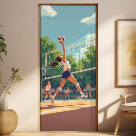 Adesivo de Porta Volei
