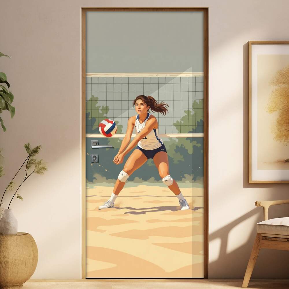 Adesivo de Porta Volei