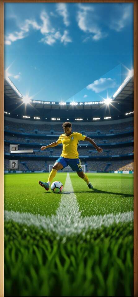 Adesivo de Porta Futebol