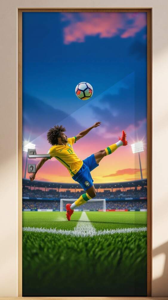 Adesivo de Porta Futebol