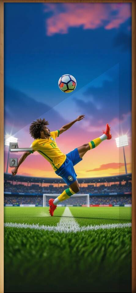 Adesivo de Porta Futebol