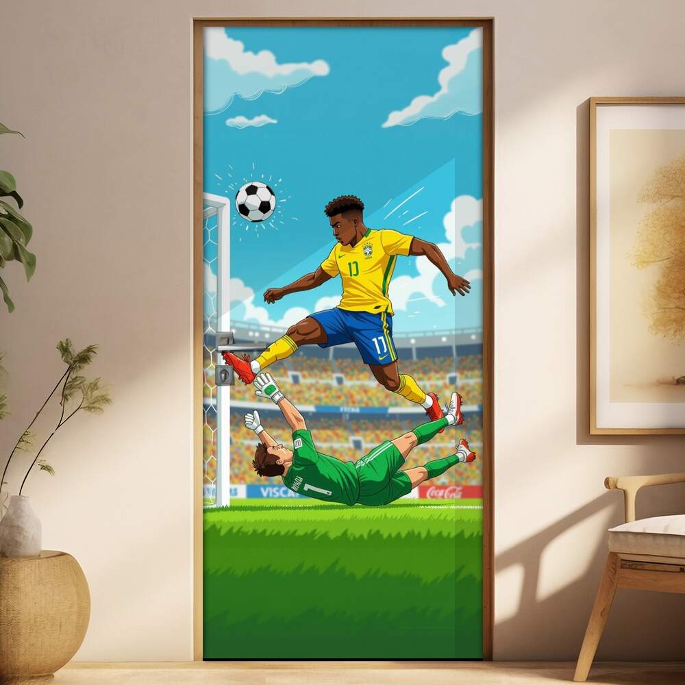 Adesivo de Porta Futebol