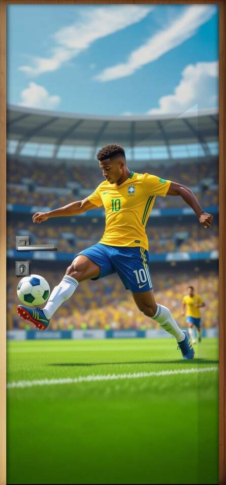 Adesivo de Porta Futebol