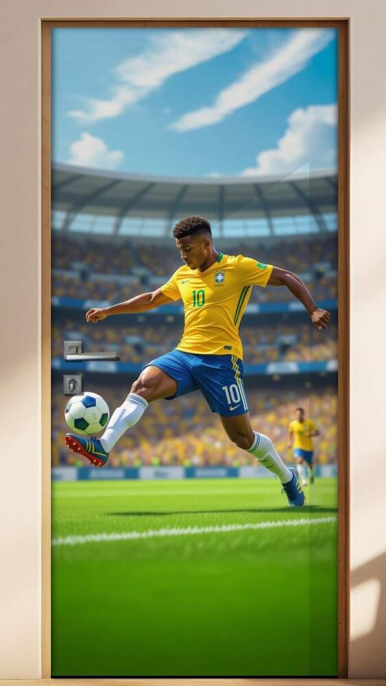 Adesivo de Porta Futebol