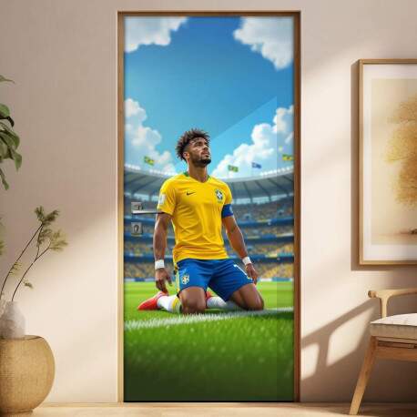 Adesivo de Porta Futebol