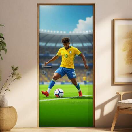 Adesivo de Porta Futebol