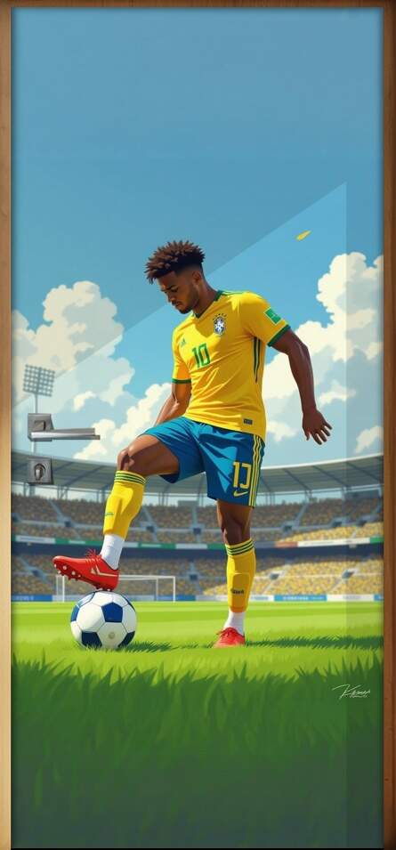 Adesivo de Porta Futebol