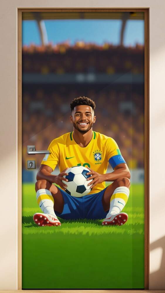 Adesivo de Porta Futebol