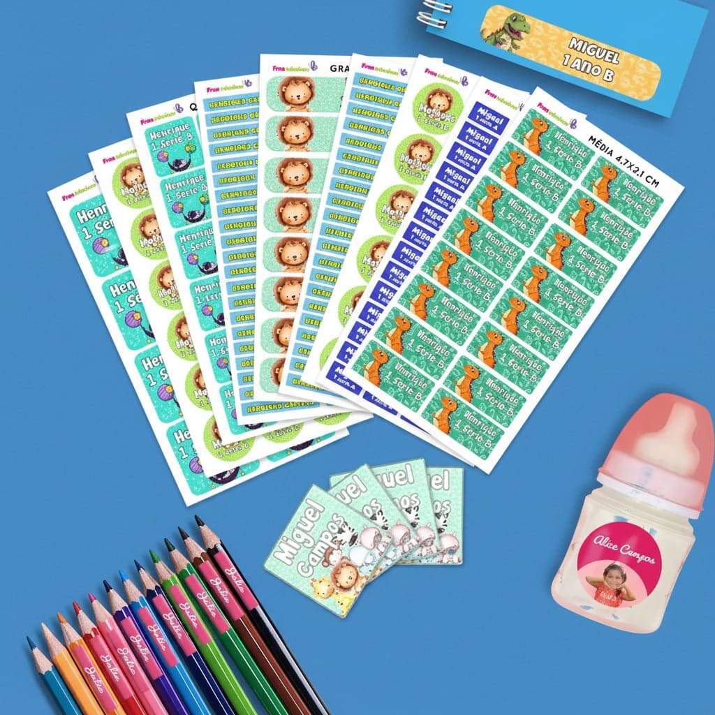 Etiqueta - Super Kit de Etiquetas Escolares