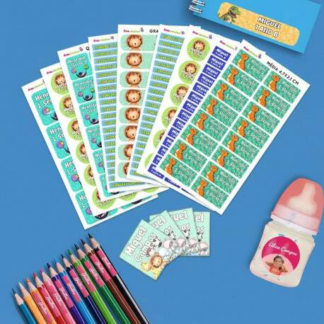 Etiqueta - Super Kit de Etiquetas Escolares