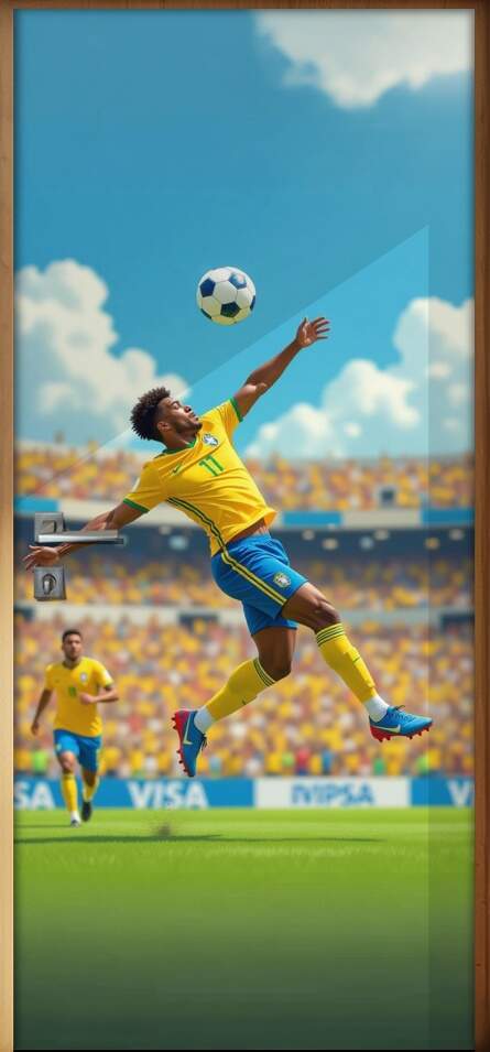 Adesivo de Porta Futebol