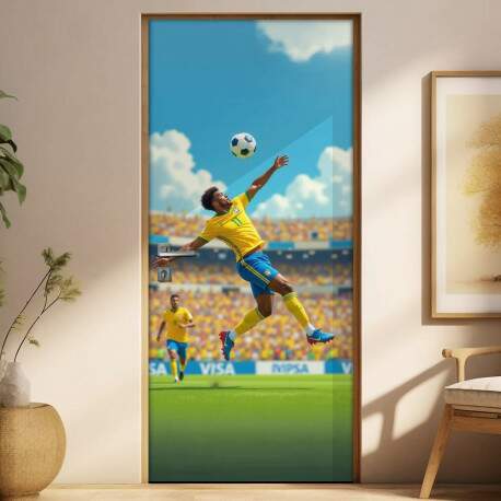 Adesivo de Porta Futebol