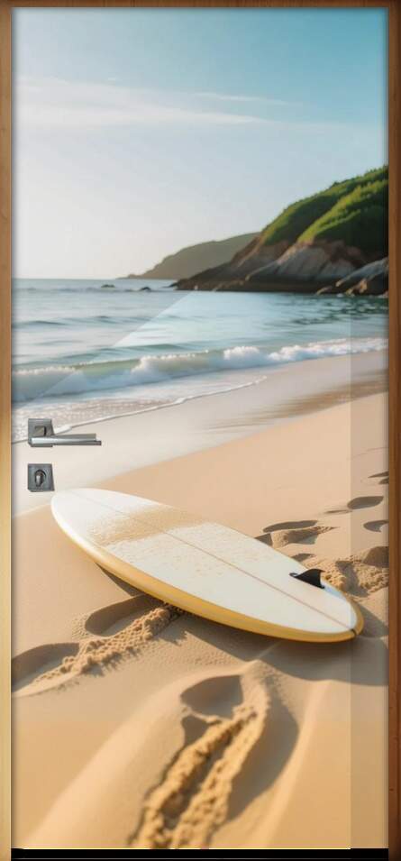 Adesivo de Porta Surf
