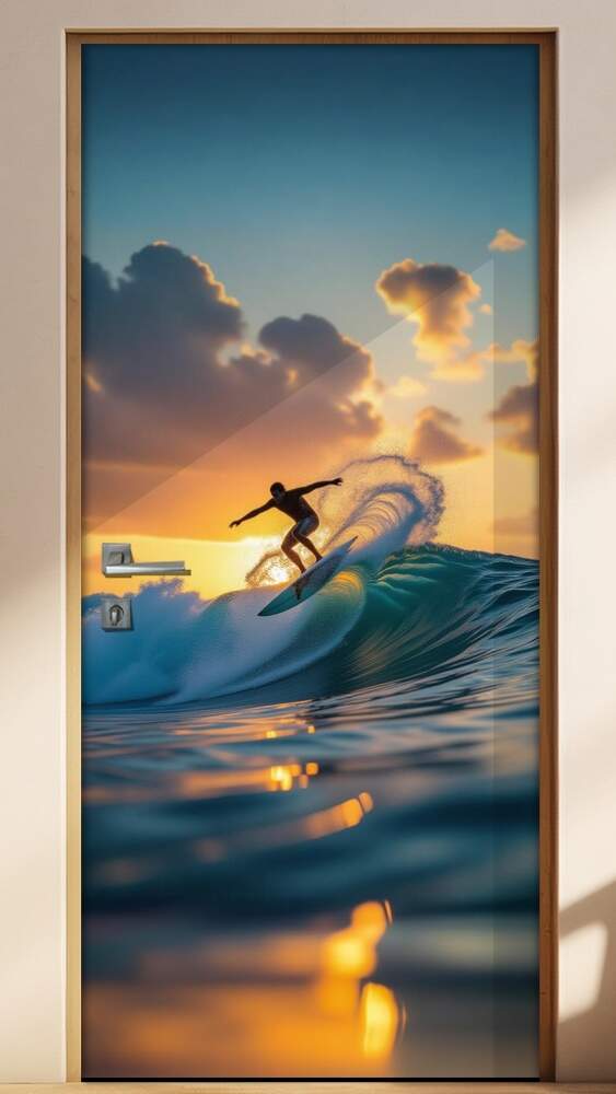 Adesivo de Porta Surf