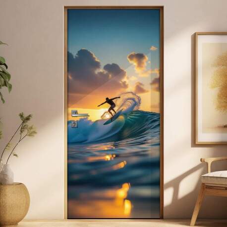 Adesivo de Porta Surf
