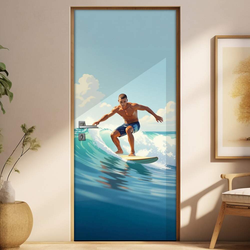 Adesivo de Porta Surf