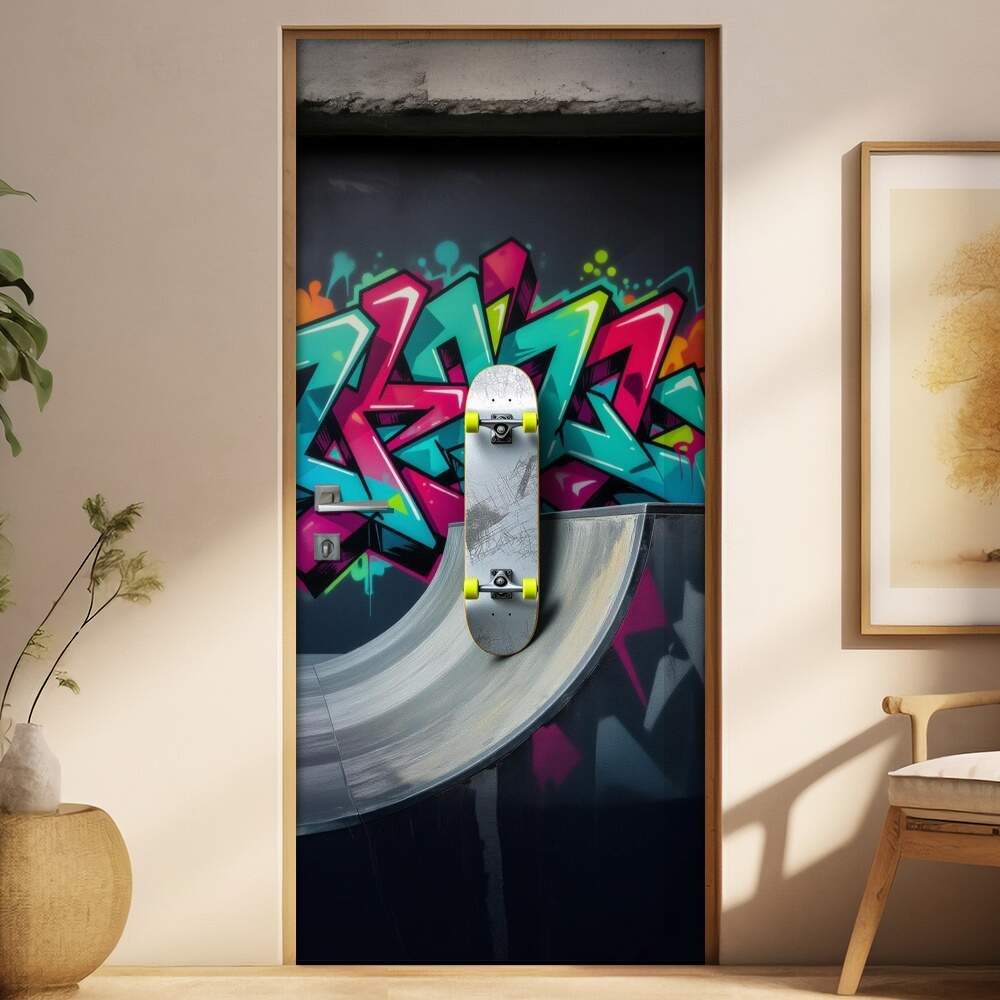 Adesivo de Porta Skate
