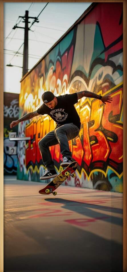 Adesivo de Porta Skate