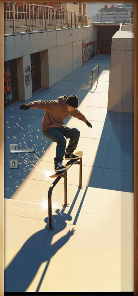 Adesivo de Porta Skate