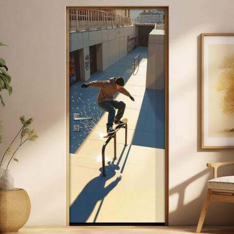 Adesivo de Porta Skate