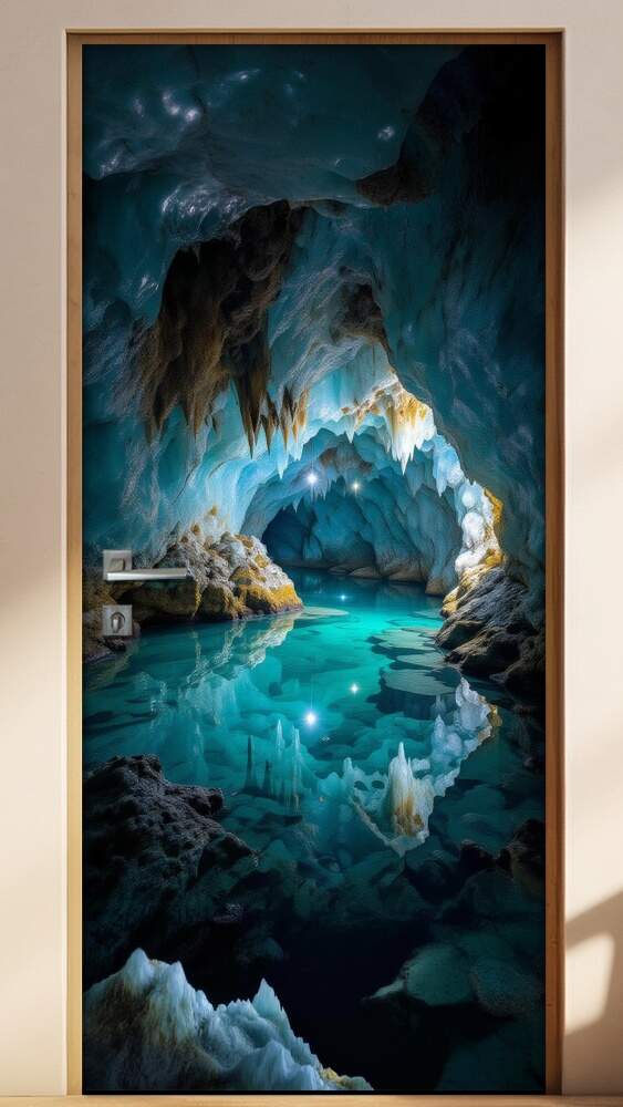 Adesivo de Porta Caverna