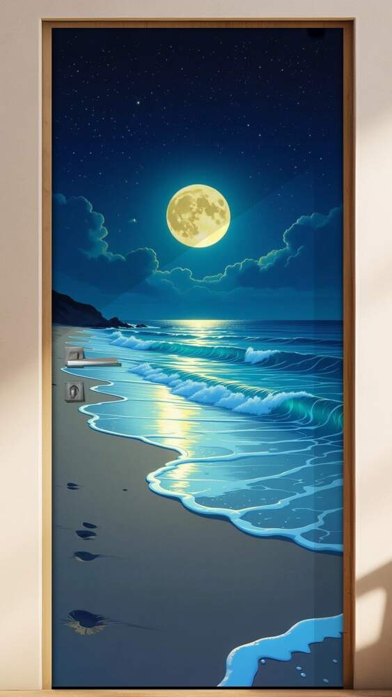 Adesivo de Porta Praia