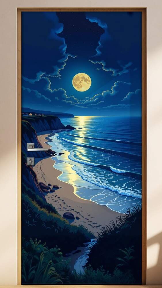 Adesivo de Porta Praia