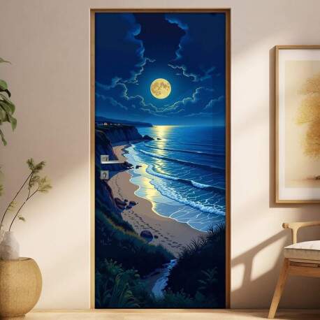 Adesivo de Porta Praia