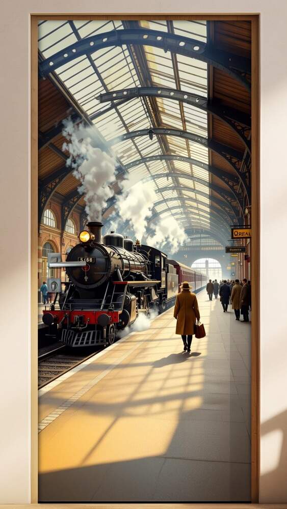 Adesivo de Porta Ferrovia