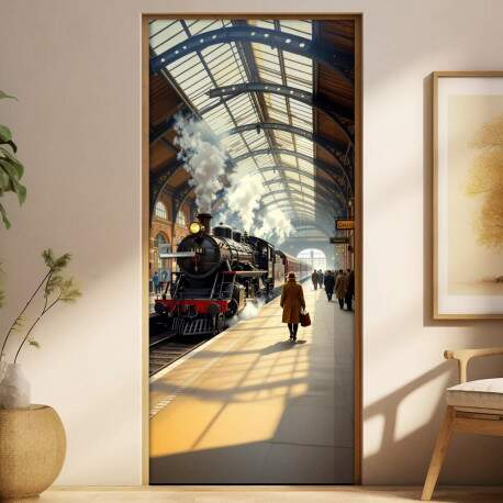 Adesivo de Porta Ferrovia